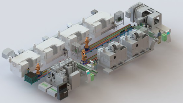 捷豹路虎气缸套智能制造产线